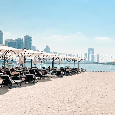 Luxus-Studio Mit Private Beach In Top-Lage, Meerblick & Infinity Pool! Dubái Exterior foto