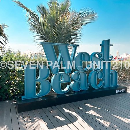 Luxus-Studio Mit Private Beach In Top-Lage, Meerblick & Infinity Pool! Dubái Exterior foto