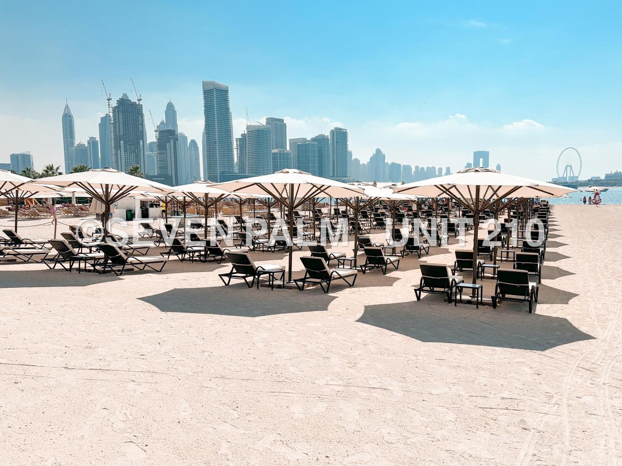 Luxus-Studio Mit Private Beach In Top-Lage, Meerblick & Infinity Pool! Dubái Exterior foto